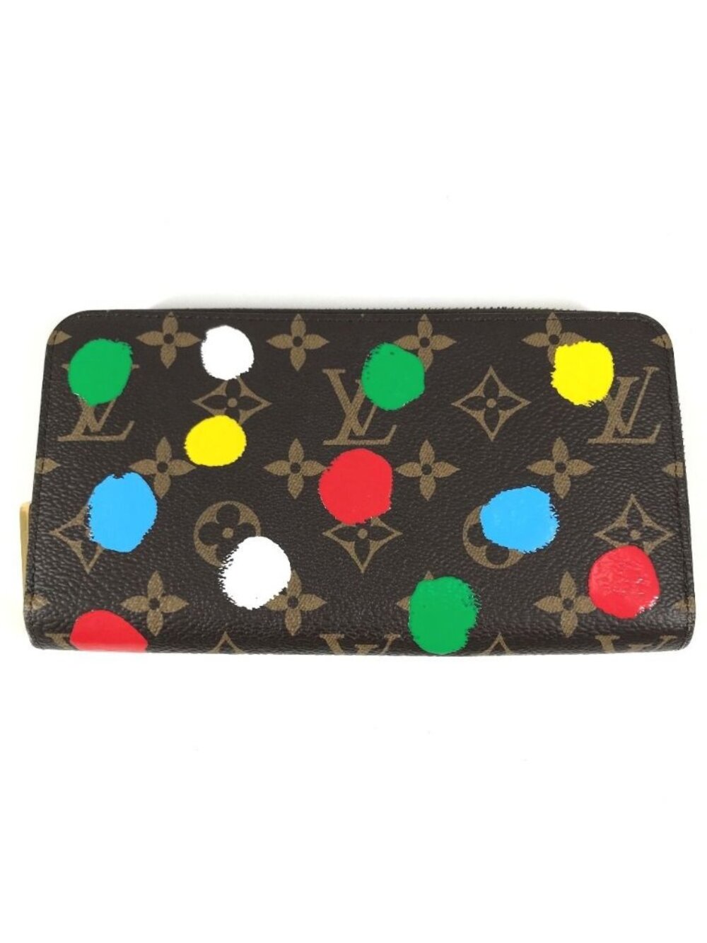 Louis Vuitton Wallet Zippy Monogram LV Canvas Brown